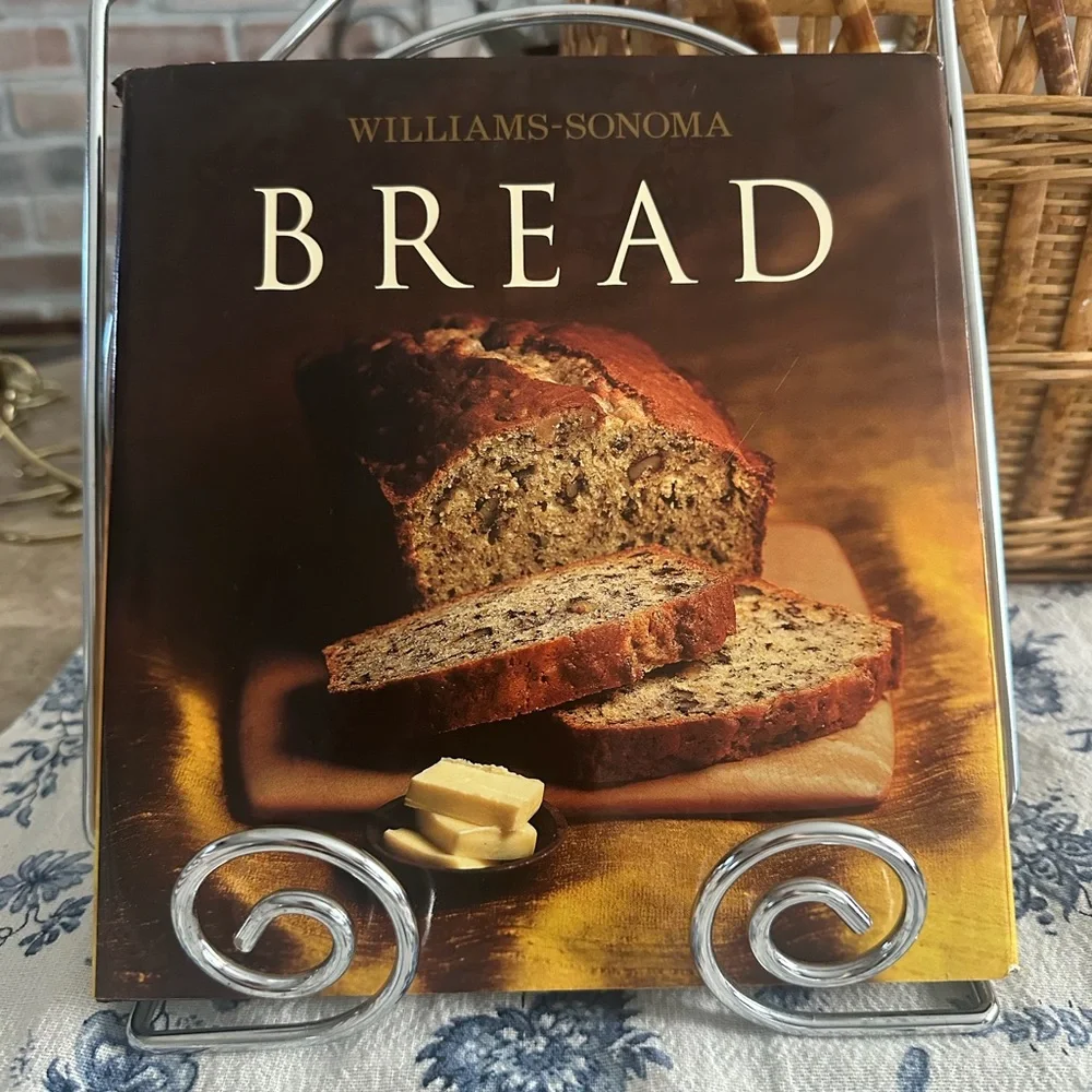 Williams Sonoma Bread Cookbook with Rich Brown Cover